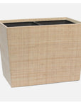 Pigeon and Poodle Ghent Double Rectangular Wastebasket, Tapered