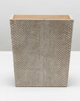 Pigeon and Poodle Goa Rectangular Wastebasket, Tapered