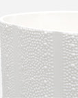 Pigeon and Poodle Hilo Round Wastebasket, Tapered