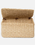 Pigeon and Poodle Linares Natural Abaca Fiber Boxes, 2-Piece Set