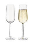 Grand Cru Champagne Glass, Clear, 8.1 Oz, Set of 2 Wine Glasses Rosendahl