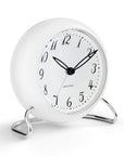 LK Table Clock, White