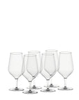 Cabernet Beer Glass, Clear, Set of 6