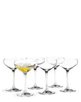 Perfection Martini Glass, Clear, 9.8 Oz, Set of 6