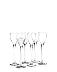 Perfection Shot Glass, Clear, 1.9 Oz, Set of 6 Shot Glasses Holmegaard