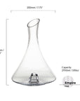 Empire Wine Carafe, Clear
