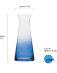 Empire Water Carafe Blue
