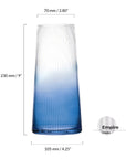Empire Blue Vase - Small