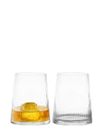 Empire DOF Tumblers, Clear, Set of 2 Tumblers Anton Studio Designs