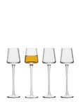 Empire Liqueur Glasses, Clear, Set of 4 Shot Glasses Anton Studio Designs