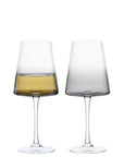 Empire Wine Glasses Smoke, Set of 2 Wine Glasses Anton Studio Designs