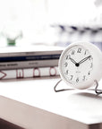 LK Table Clock, White