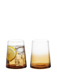 Empire DOF Tumblers Amber, Set of 2 Tumblers Anton Studio Designs