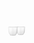 Rhombe Egg Cup, White, Set of 2