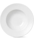 Rhombe Soup Bowl, White