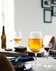 Cabernet Beer Glass, Clear, Set of 6