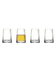 Empire Shot Glasses, Clear, Set of 4