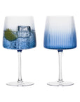 Empire Gin Glasses Blue, Set of 2