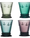 La Rochère Bee Tumbler Assorted Set – 4 Colors