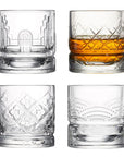 La Rochère Dandy Whiskey Glasses – Assorted Set of 4