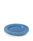 Rhombe Color Dinner Plate, Ø: 10.6" Plates Lyngby Porcelæn Blue Set of 4