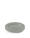Rhombe Earth Lunch Plate, Moss, Ø: 8.3"