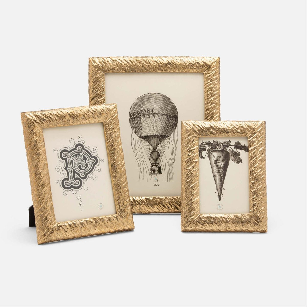 Pigeon and Poodle Corinth Brass Frame