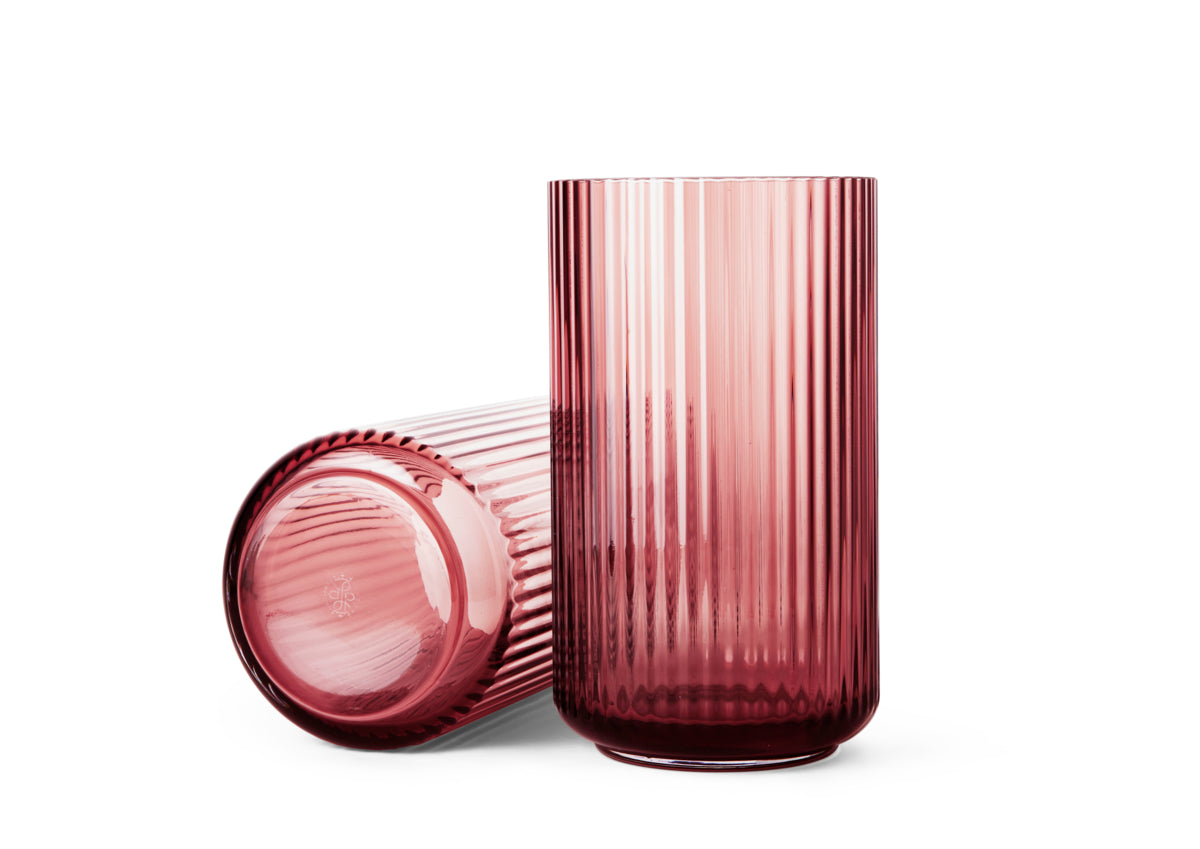 Lyngby Porcelæn Vase - Burgundy