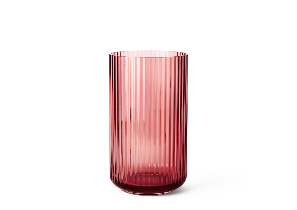 Lyngby Porcelæn Vase - Burgundy
