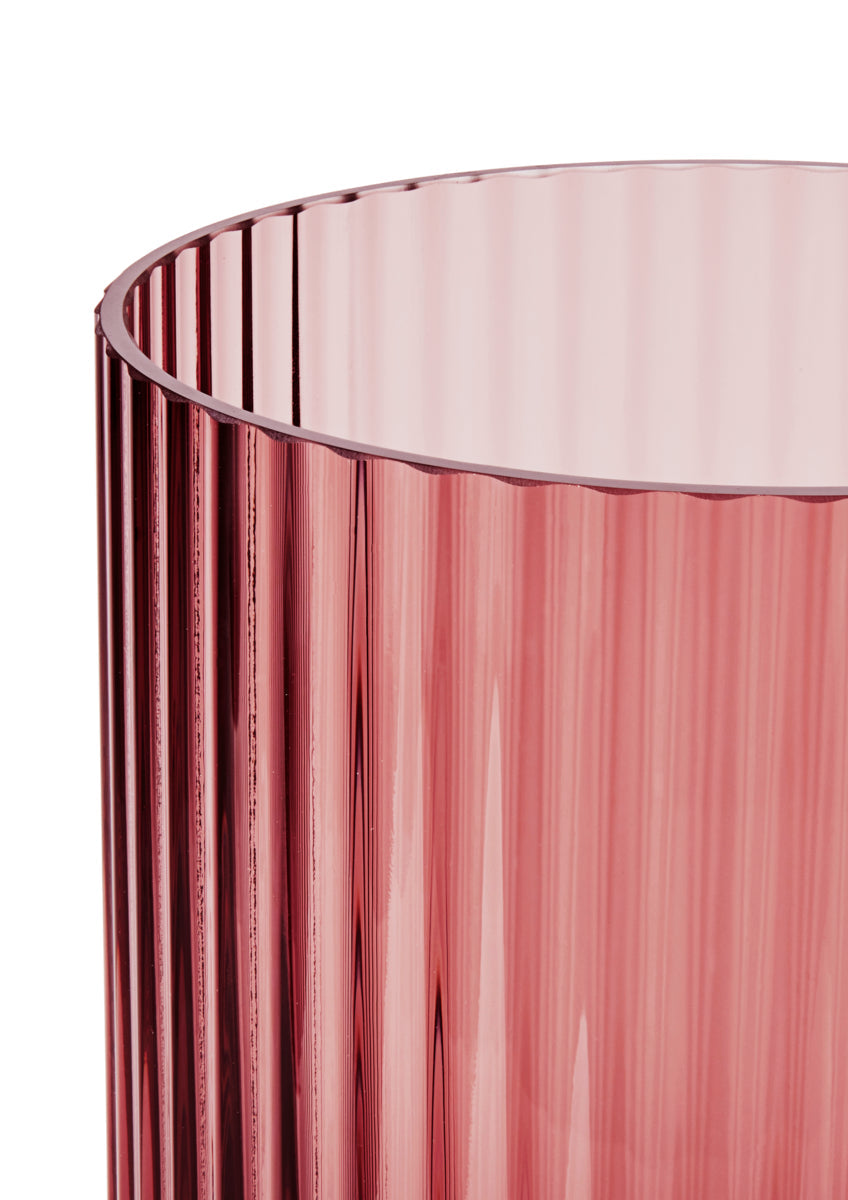 Lyngby Porcelæn Vase - Burgundy