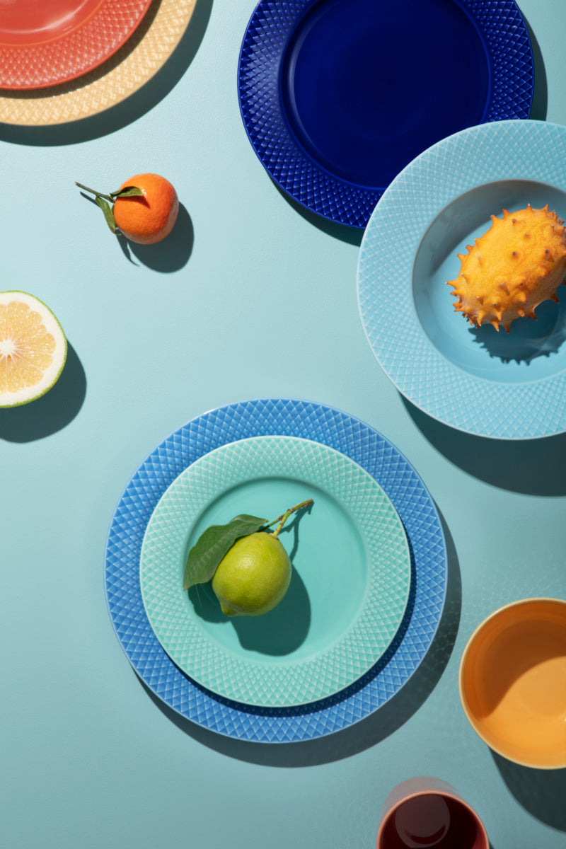 Rhombe Color Dinner Plate, Ø: 10.6&quot;