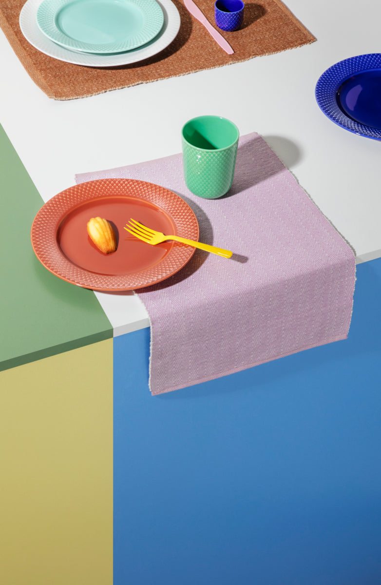 Rhombe Color Lunch Plate, Ø: 9.1&quot;