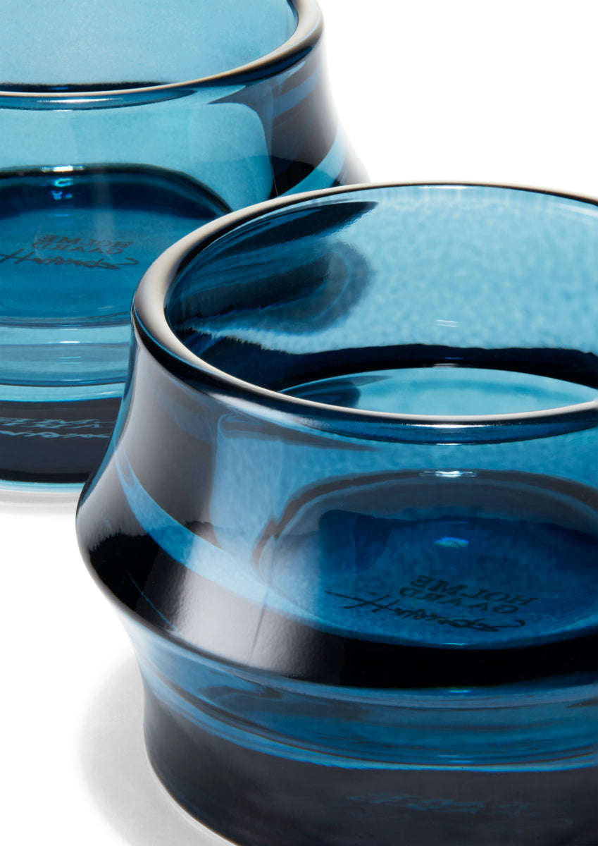ARC Tealight Holder, Dark Blue, Set of 2