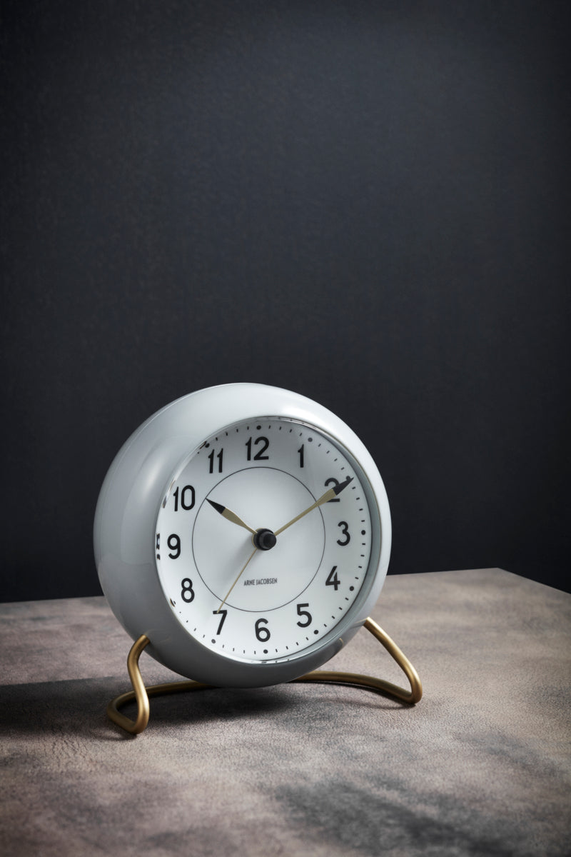 Station Table Clock, Ø: 4.3&quot;