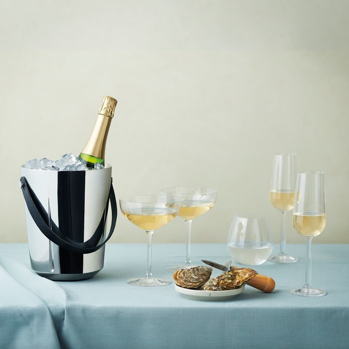 Grand Cru Barware Champagne Bucket, Steel Ice Buckets Rosendahl