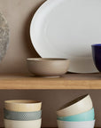 Rhombe Earth Bowl, Clay, Ø: 6.1" Bowls Lyngby Porcelæn