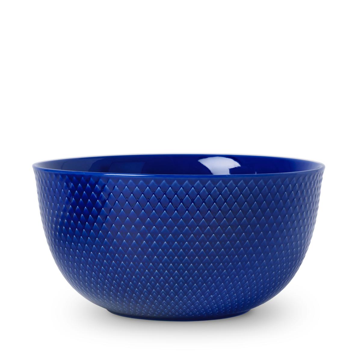 Rhombe Color Serving Bowl, Dark Blue, Ø: 8.7&quot;