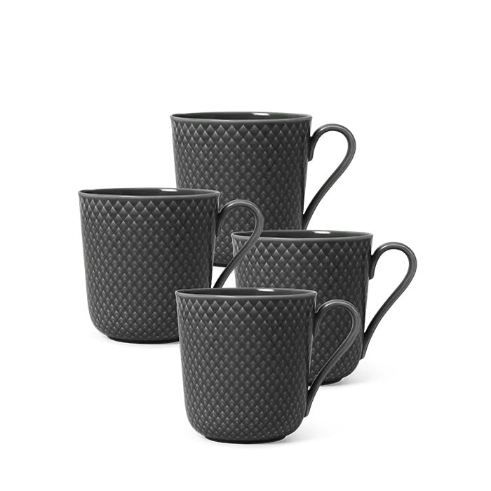 Rhombe Earth Mug with Handle, 13.2 Oz