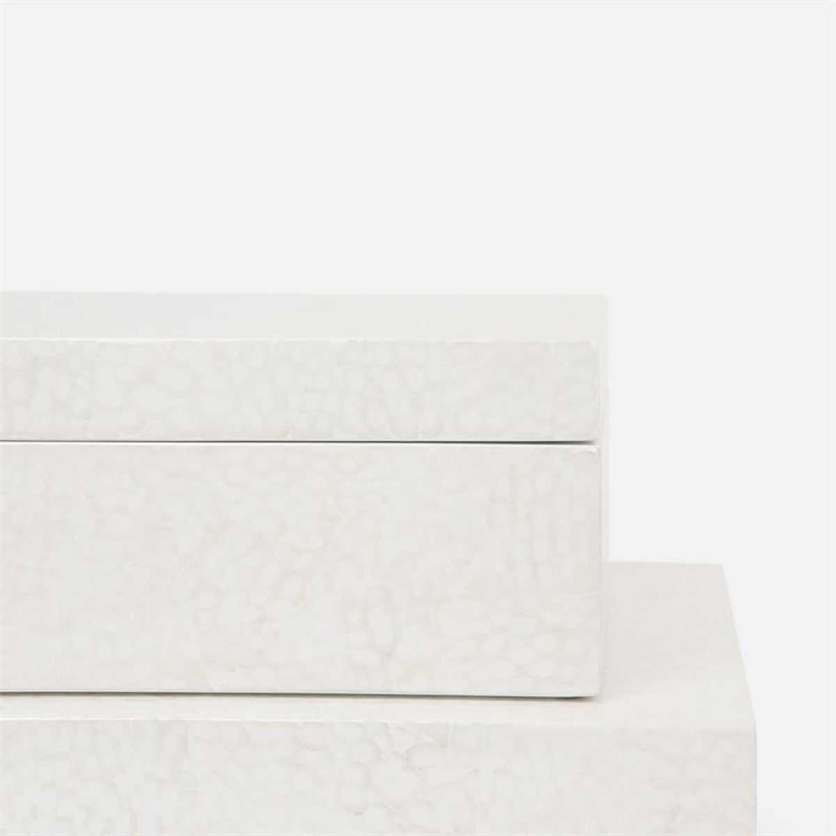 Made Goods Della Lacquered Eggshell Box, 2-Piece Set